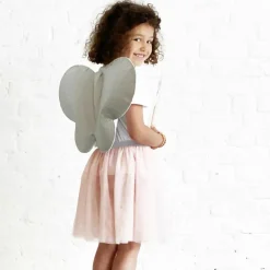 Clearance Kit papillon Rose et Argent (3-8 ans) Enfant Déguisement Enfant