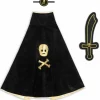 Hot Kit pirate Noir (3-10 ans) Enfant Déguisement Enfant