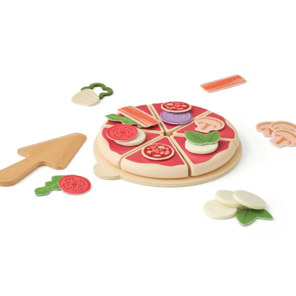 Hot Kit pizza en bois Kid's Hub Dînette Et Aliments Factices