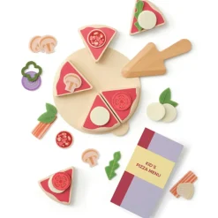 Hot Kit pizza en bois Kid's Hub Dînette Et Aliments Factices