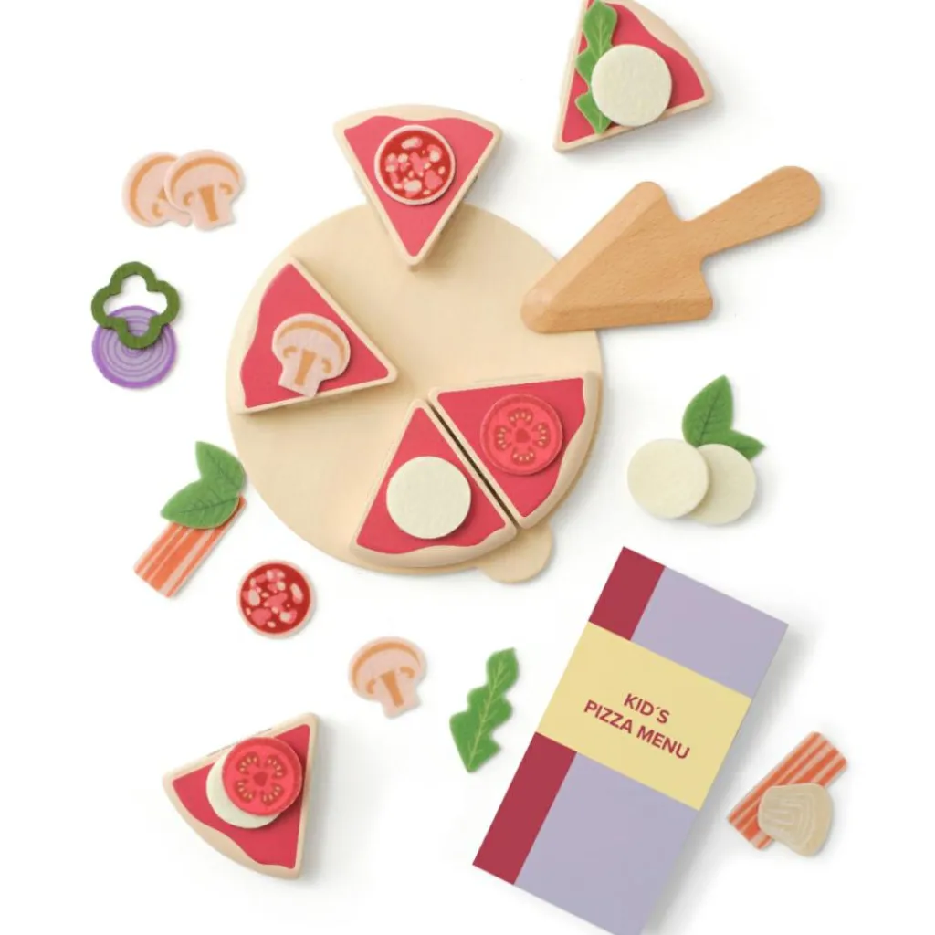 Hot Kit pizza en bois Kid's Hub Dînette Et Aliments Factices