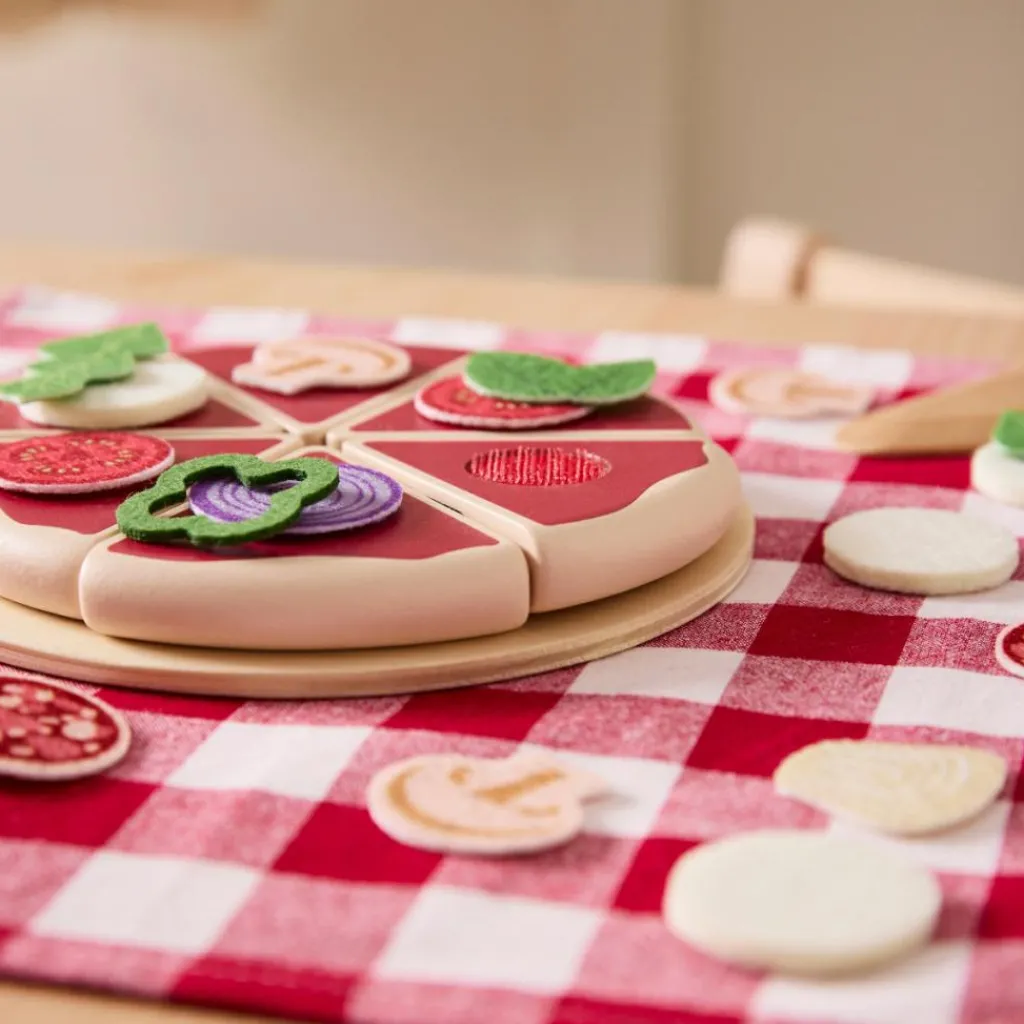Hot Kit pizza en bois Kid's Hub Dînette Et Aliments Factices