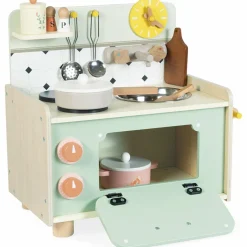 Kitchenette en bois Mamie Soleil (9 pièces) Enfant Cuisine Enfant