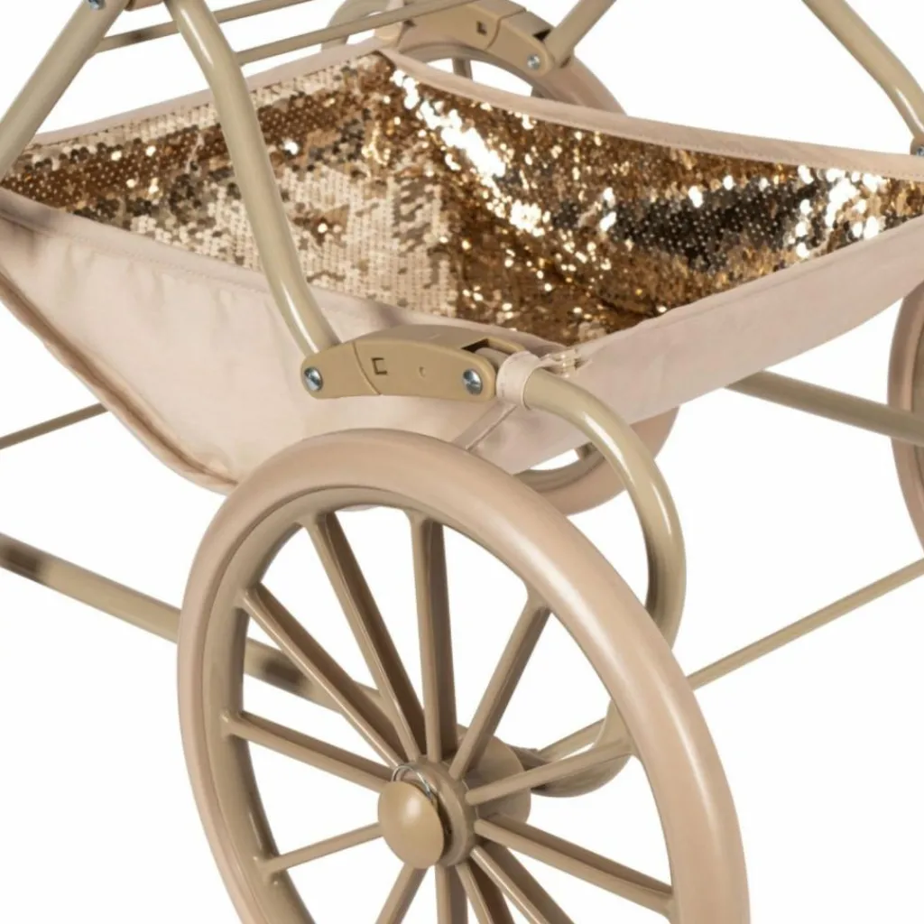 Sale Landau pour poupée doré Cherry Poussette Pour Poupée