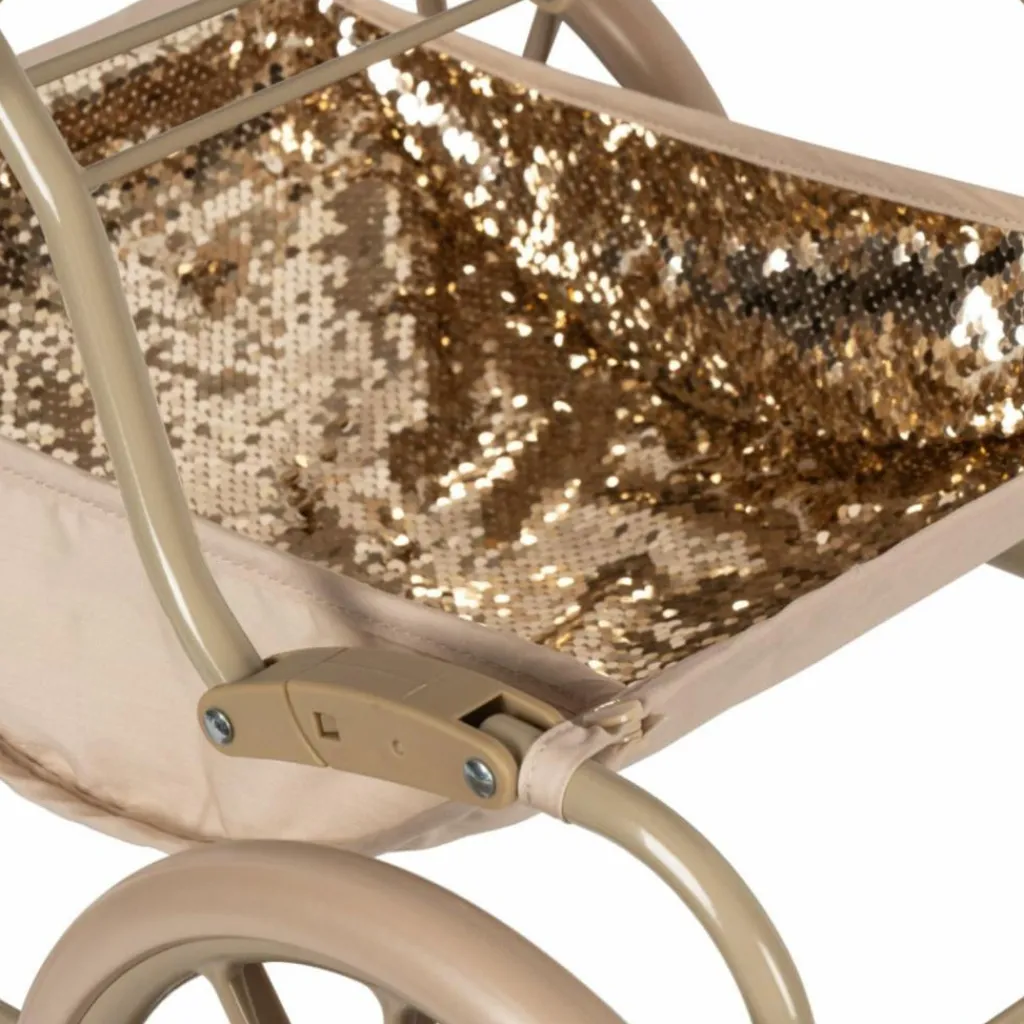 Sale Landau pour poupée doré Cherry Poussette Pour Poupée