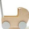 Clearance Landau pour poupée en bois beige Poussette Pour Poupée