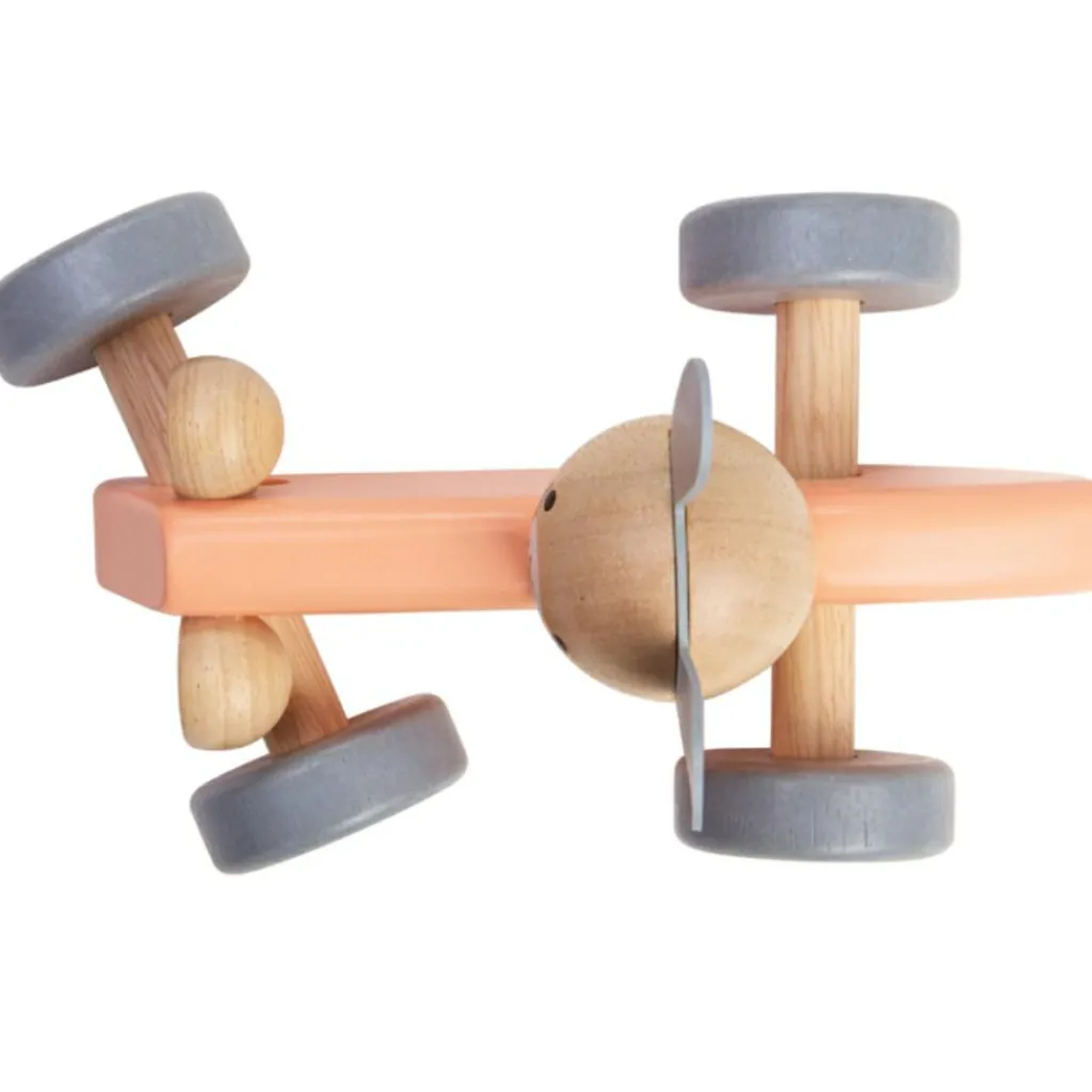 Online Lapin bolide de course pastel Jouet À Tirer / Pousser