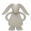 Hot Lapin de dentition en caoutchouc naturel gris Jouet / Anneau De Dentition
