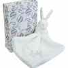 Lapin Doudou blanc (10 cm) Doudou Plat