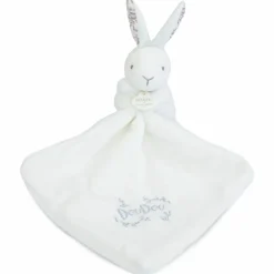 Lapin Doudou blanc (10 cm) Doudou Plat