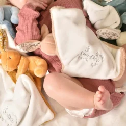 Lapin Doudou ocre (10 cm) Doudou Plat