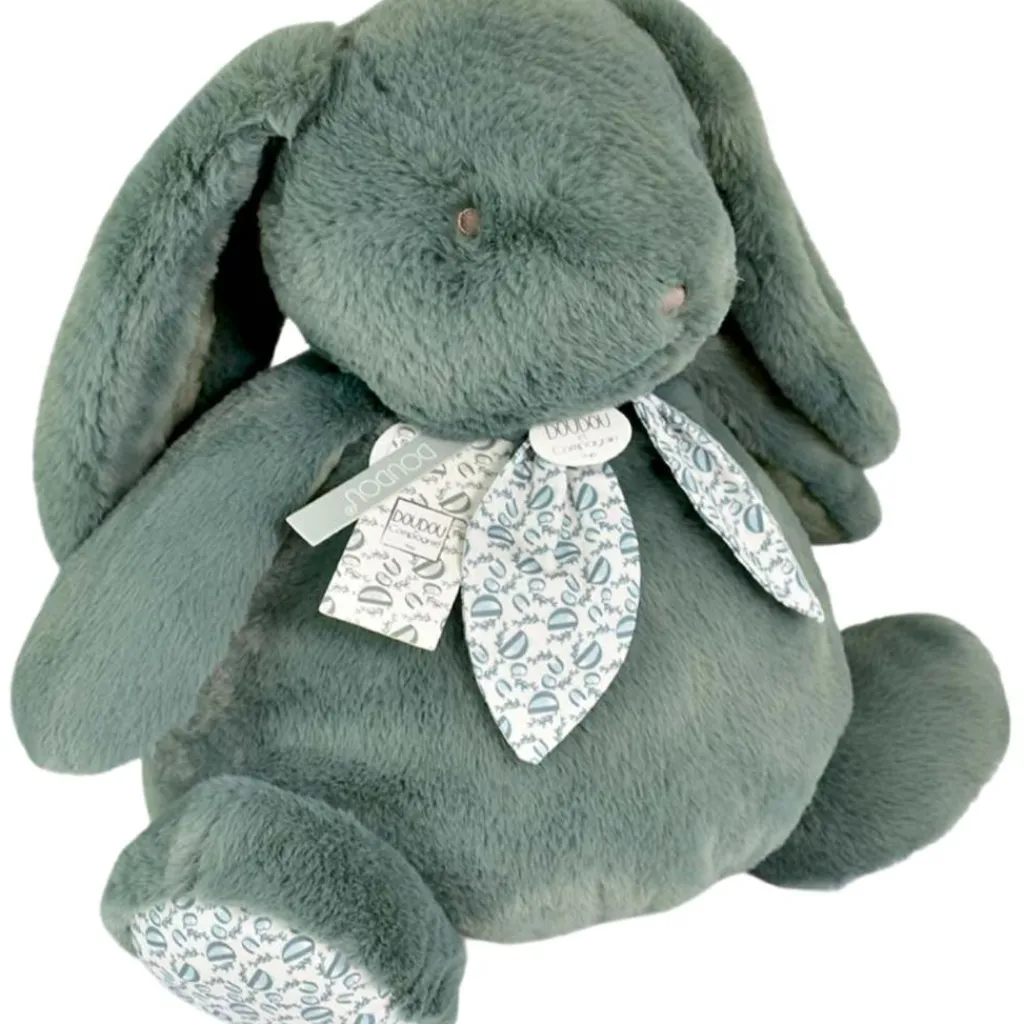 Best Lapin Doudou Pantin Vert Sauge (42 cm) Peluche Moyenne (20-59 Cm)