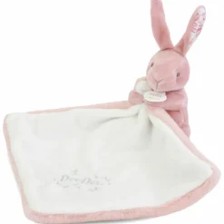 Lapin Doudou rose (10 cm) Doudou Plat