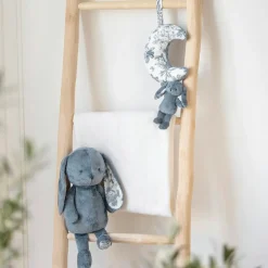 New Lapin musical Augustin bleu Peluche Musicale