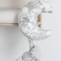 Hot Lapin musical Augustin gris Peluche Musicale