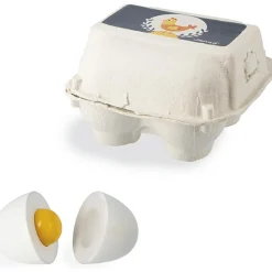 Les œufs du petit chef (boîte de 4 œufs) Dînette Et Aliments Factices