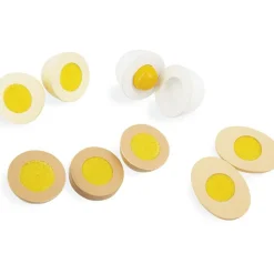 Les œufs du petit chef (boîte de 4 œufs) Dînette Et Aliments Factices