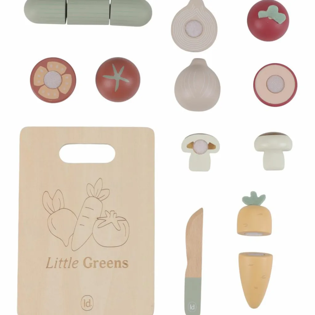 Outlet Légumes à découper en bois FSC Dînette Et Aliments Factices