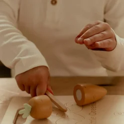 Outlet Légumes à découper en bois FSC Dînette Et Aliments Factices