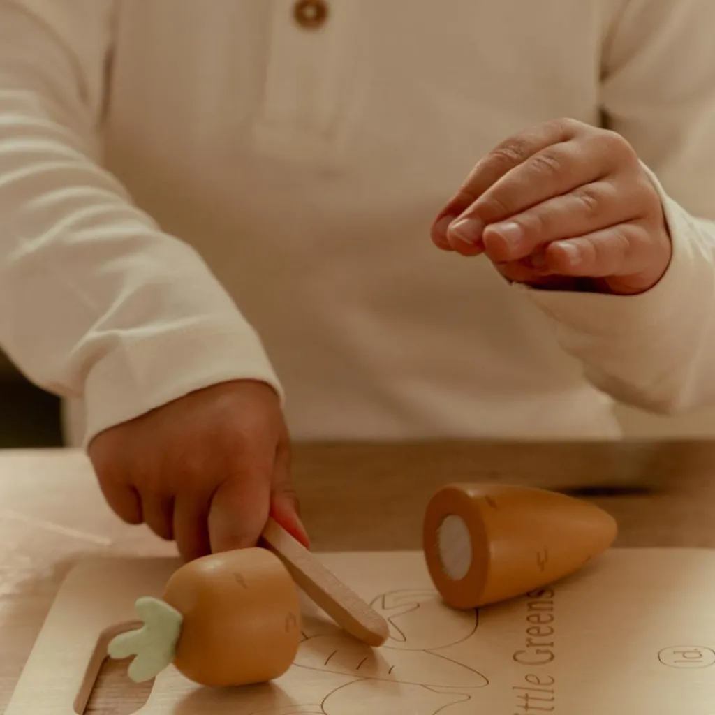 Outlet Légumes à découper en bois FSC Dînette Et Aliments Factices