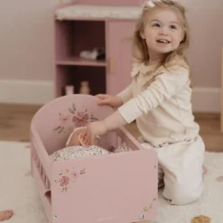 New Lit en bois FSC pour poupée Accessoires Poupée