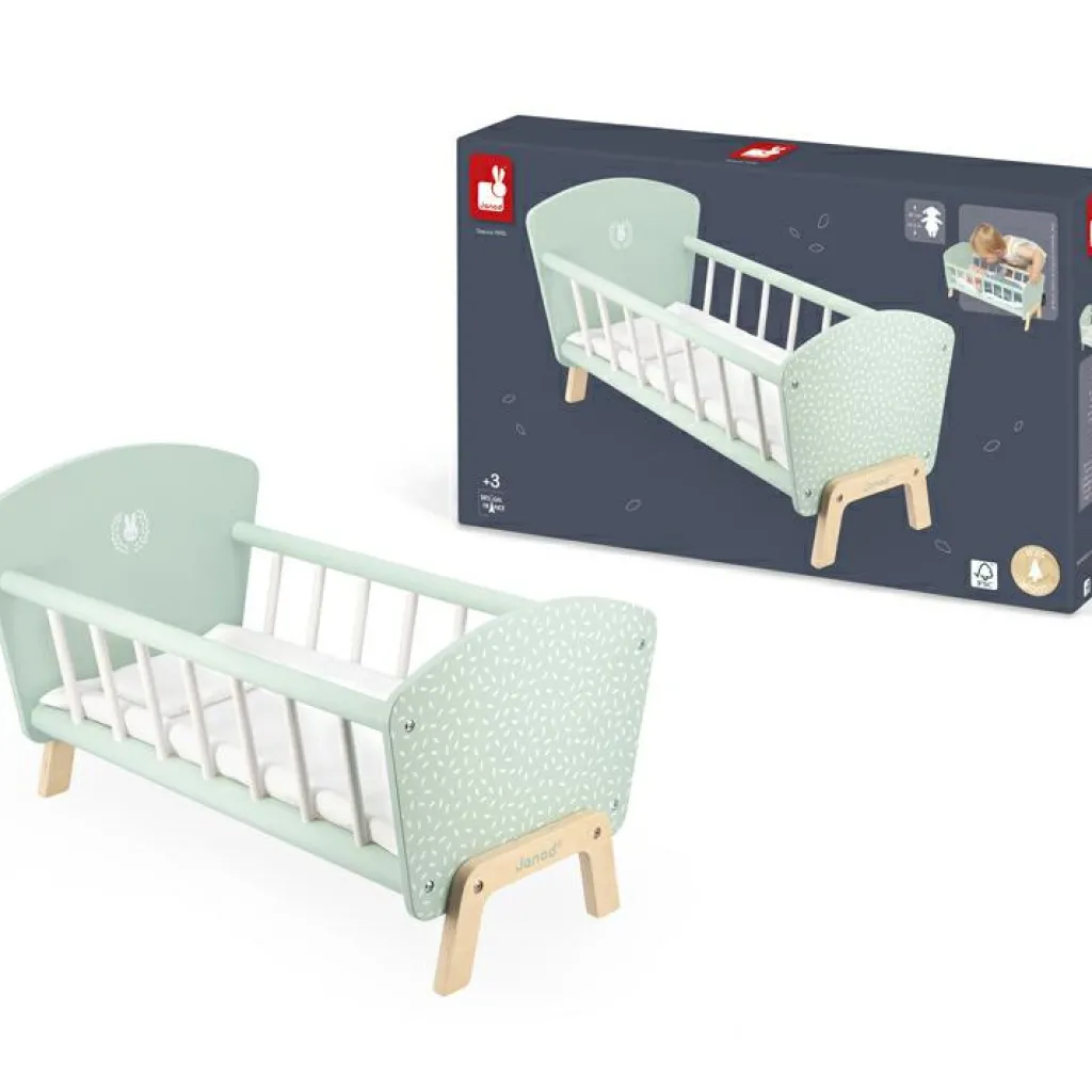 Discount Lit en bois Zen pour poupée Accessoires Poupée