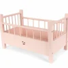 Discount Lit pour poupée en bois rose Accessoires Poupée