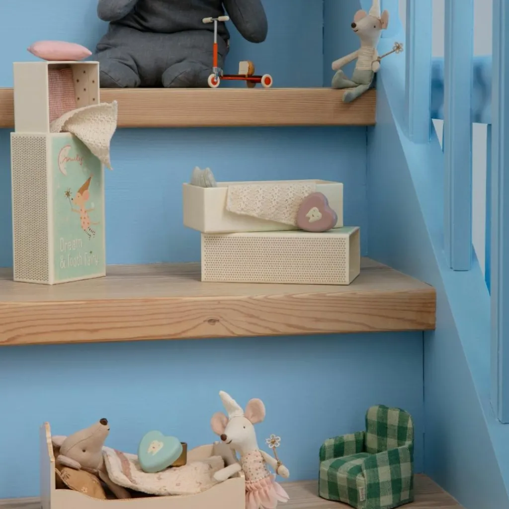 Discount Lit Souris Blanc cassé Accessoires Pour Univers De Jeu