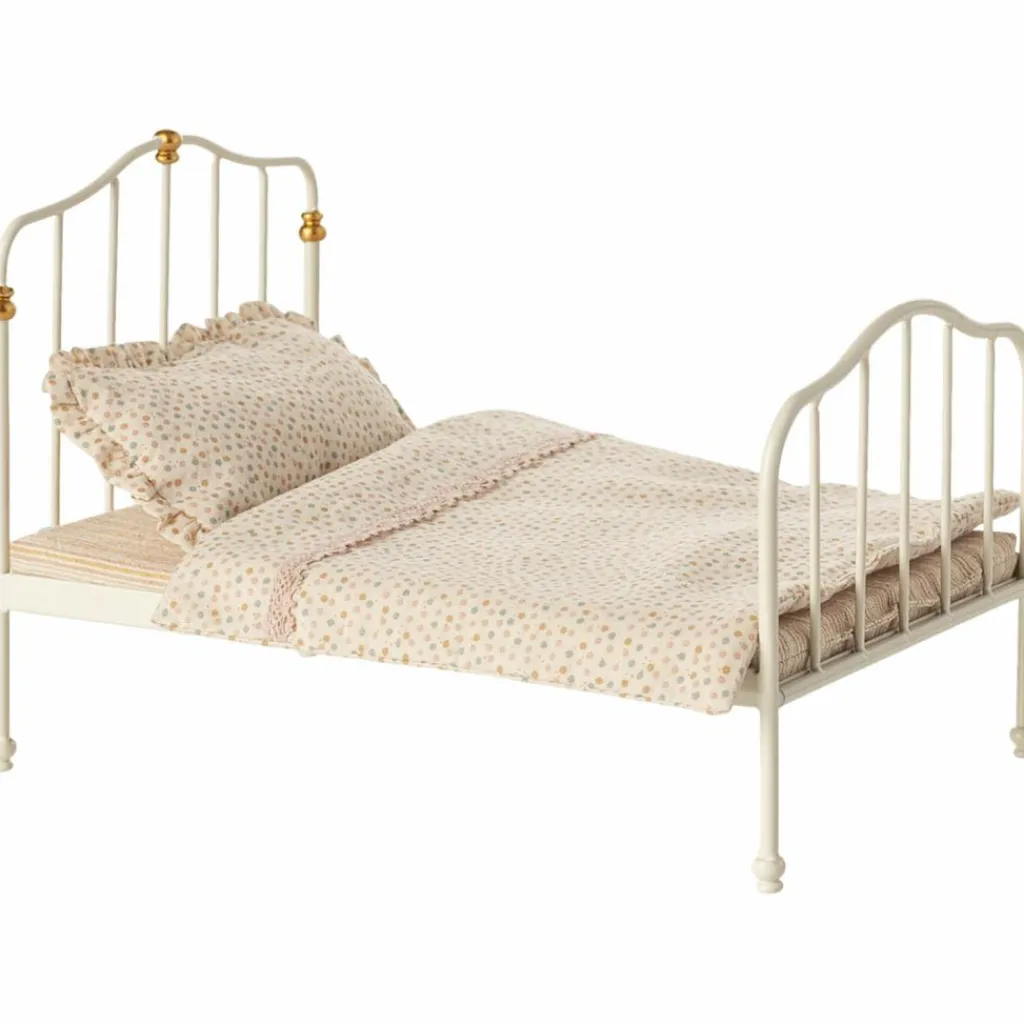 Clearance Lit vintage Souris Blanc cassé Accessoires Pour Univers De Jeu