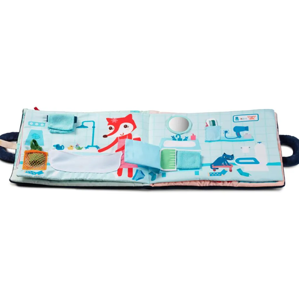 Online Livre bébé d'activités Bonsoir Petit Renard Livre Bébé En Tissu