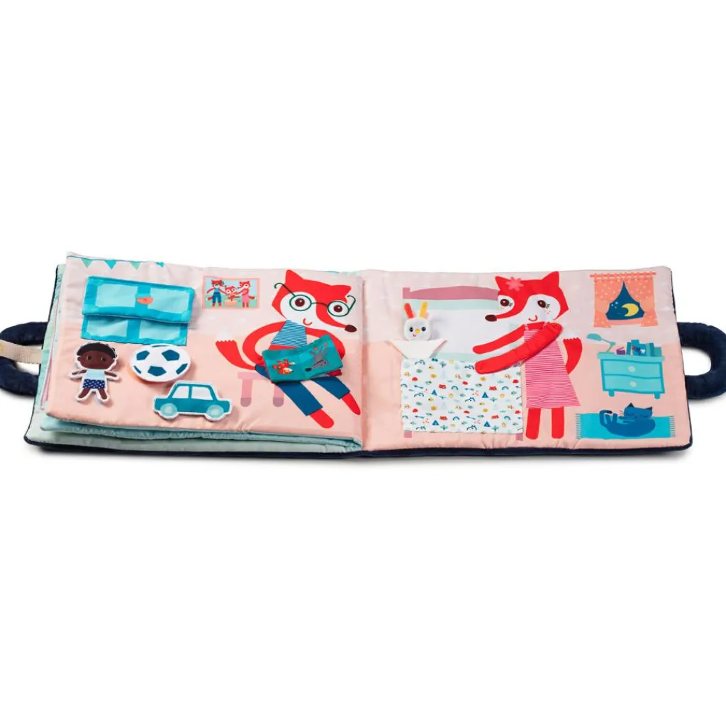 Online Livre bébé d'activités Bonsoir Petit Renard Livre Bébé En Tissu