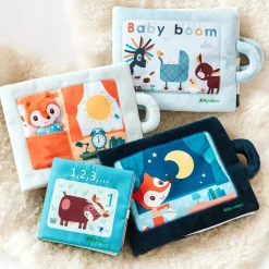 Online Livre bébé d'activités Bonsoir Petit Renard Livre Bébé En Tissu