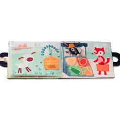 Hot Livre bébé d'activités Ignace à la ferme (28 cm) Livre Bébé En Tissu