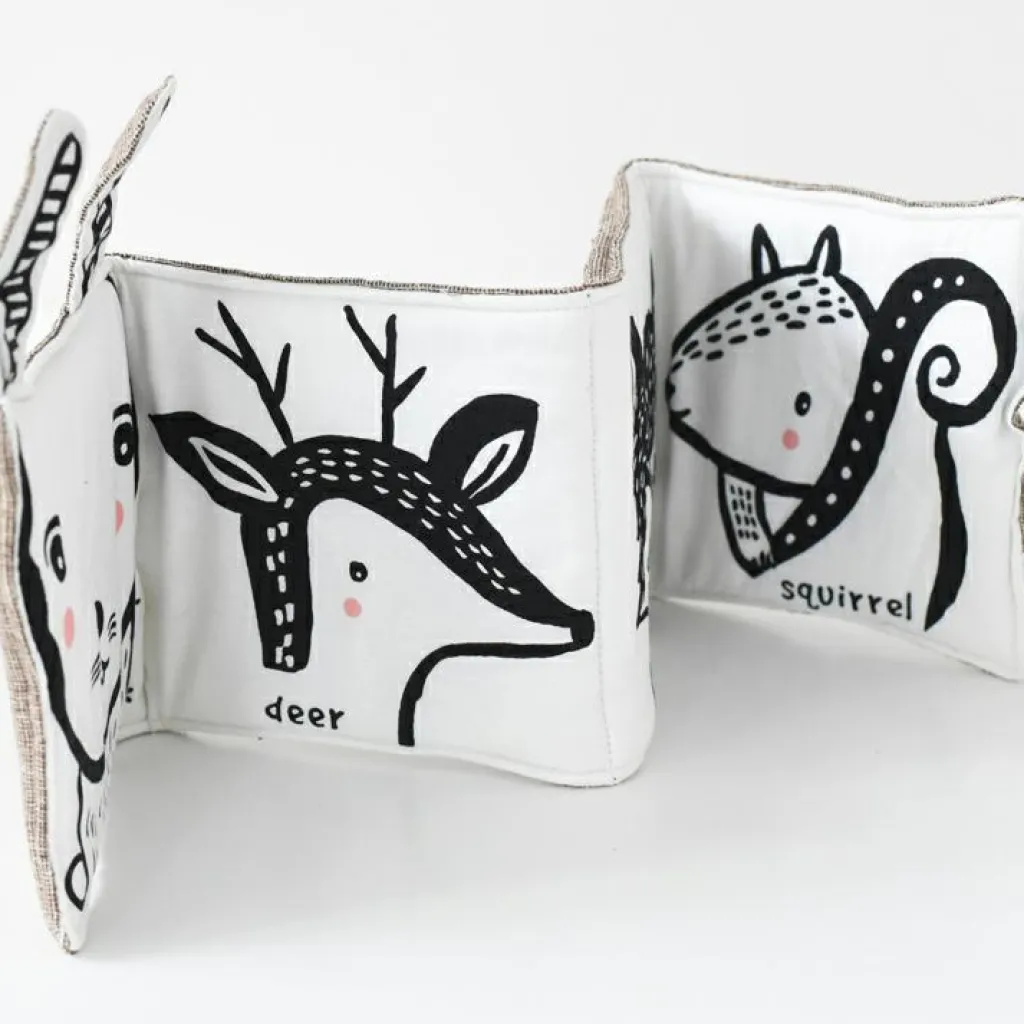 Clearance Livre bébé en tissu accordéon Forêt - Reconditionné Livre Bébé En Tissu