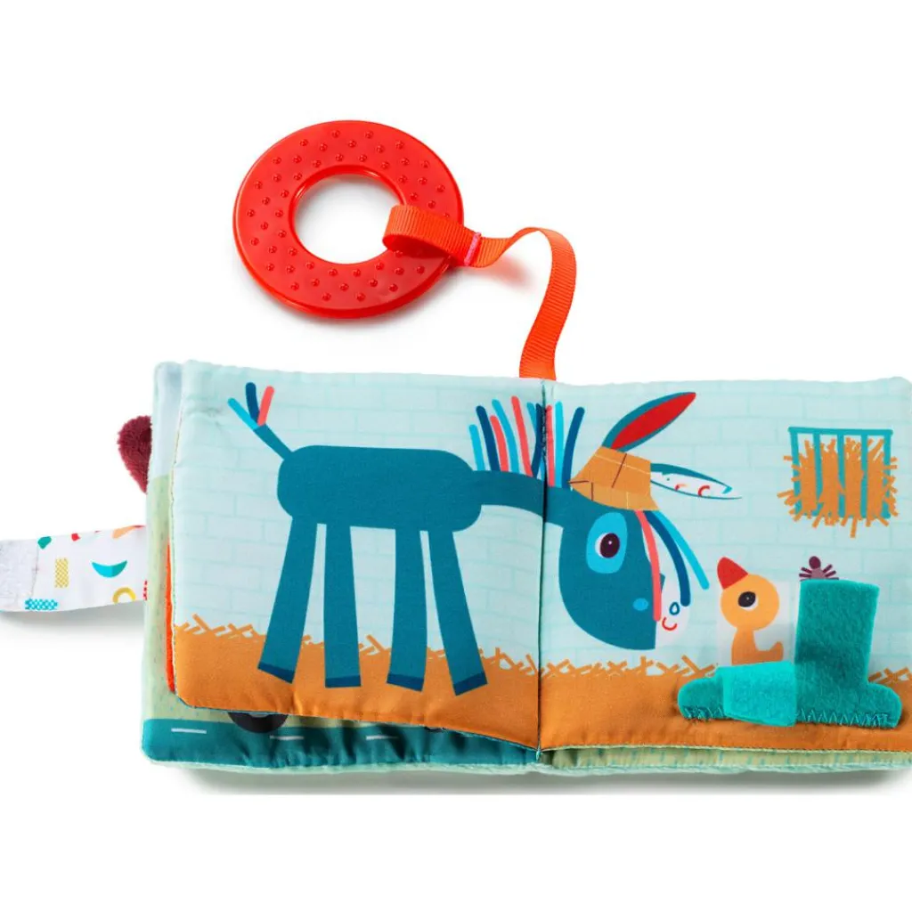 Livre bébé en tissu imagier La Ferme Livre Bébé En Tissu