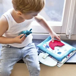 Livre bébé en tissu Papa t'es où Livre Bébé En Tissu