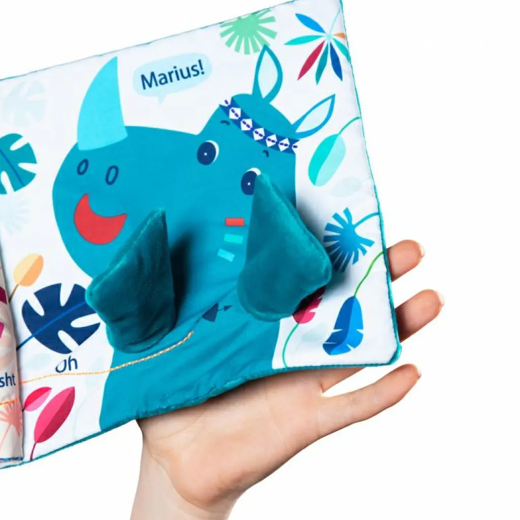 Livre bébé en tissu Papa t'es où Livre Bébé En Tissu