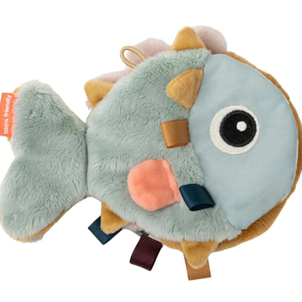 Discount Livre bébé en tissu poisson vert d'eau Sea friends Livre Bébé En Tissu