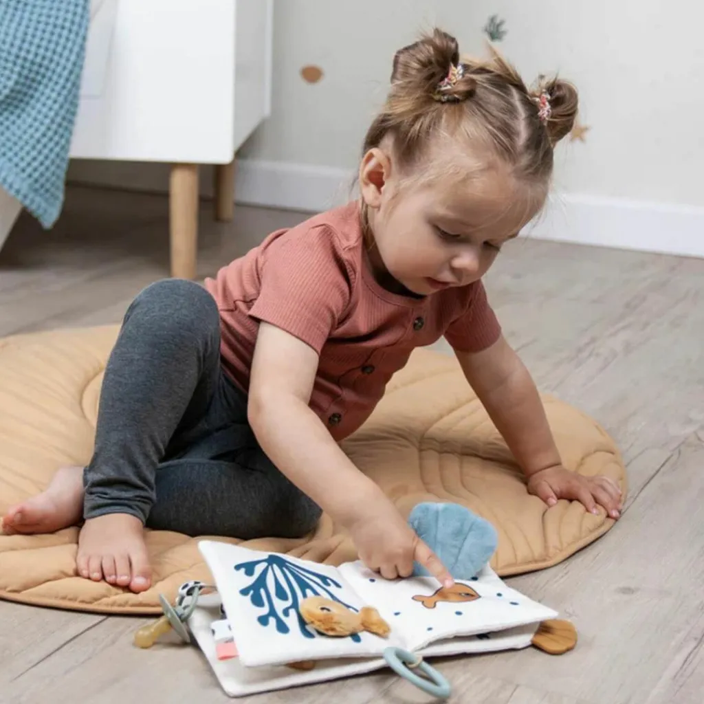 New Livre bébé en tissu poissons Sea friends Livre Bébé En Tissu