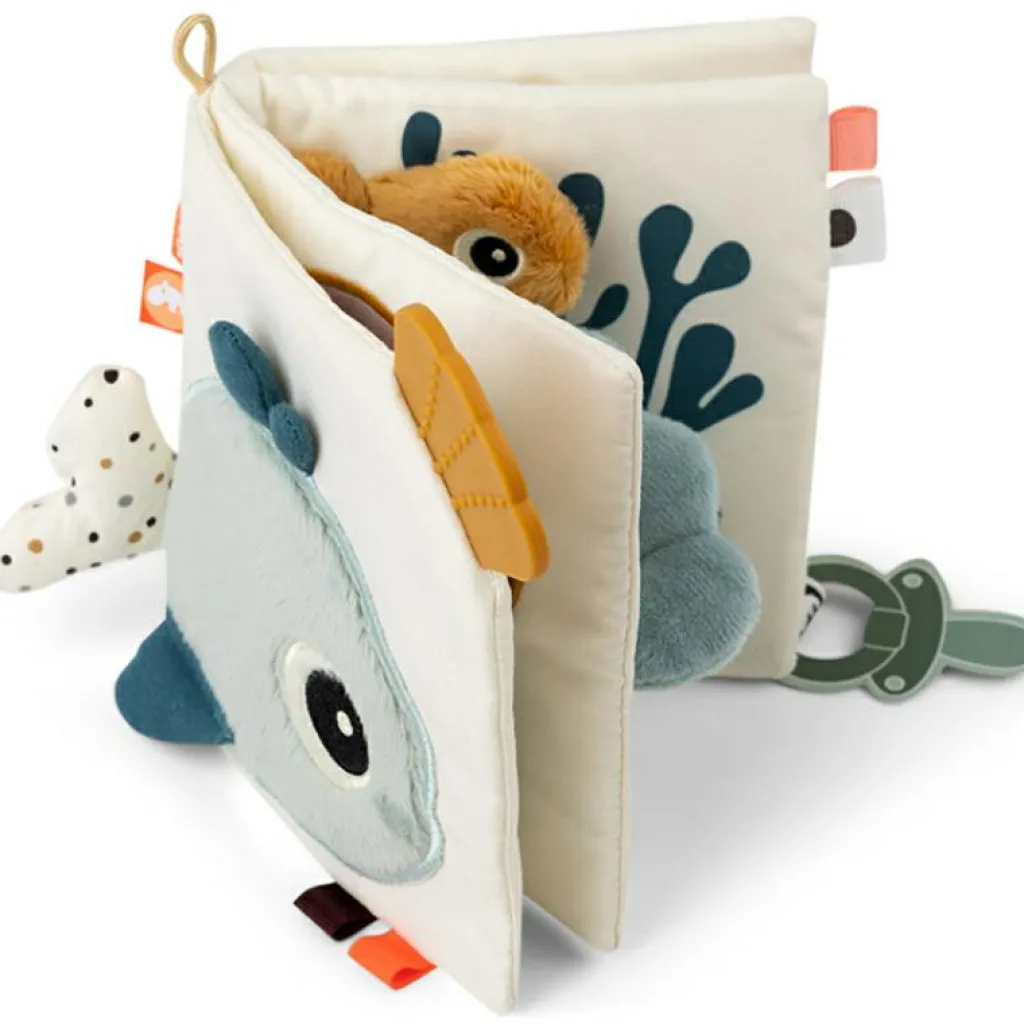 New Livre bébé en tissu poissons Sea friends Livre Bébé En Tissu