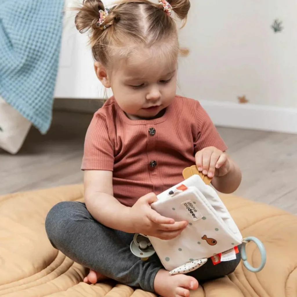 New Livre bébé en tissu poissons Sea friends Livre Bébé En Tissu