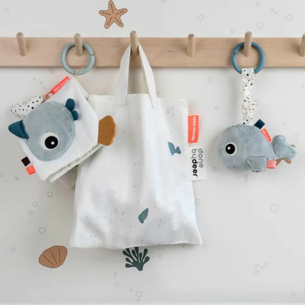 New Livre bébé en tissu poissons Sea friends Livre Bébé En Tissu