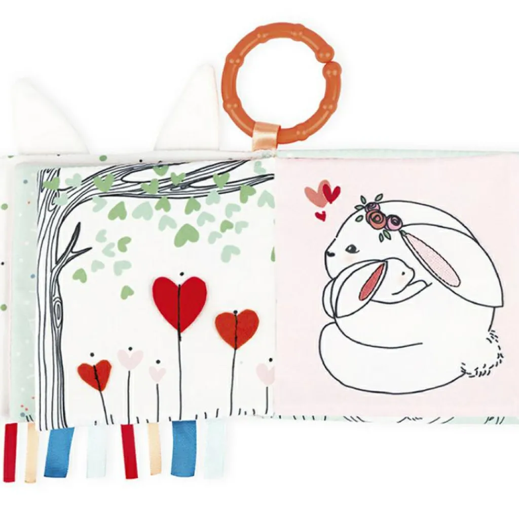 Clearance Livre bébé Le lapinou amoureux Livre Bébé En Tissu