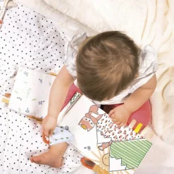 Clearance Livre bébé Le lionceau curieux Livre Bébé En Tissu