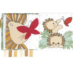 Clearance Livre bébé Le lionceau curieux Livre Bébé En Tissu