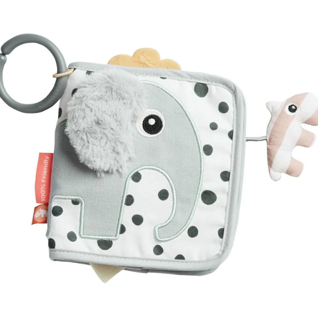 Livre bébé éveil Elphee l'éléphant Livre Bébé En Tissu