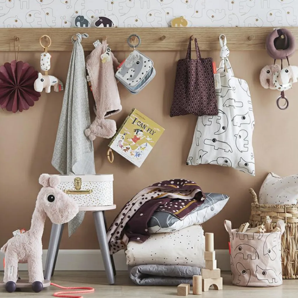 Livre bébé éveil Elphee l'éléphant Livre Bébé En Tissu