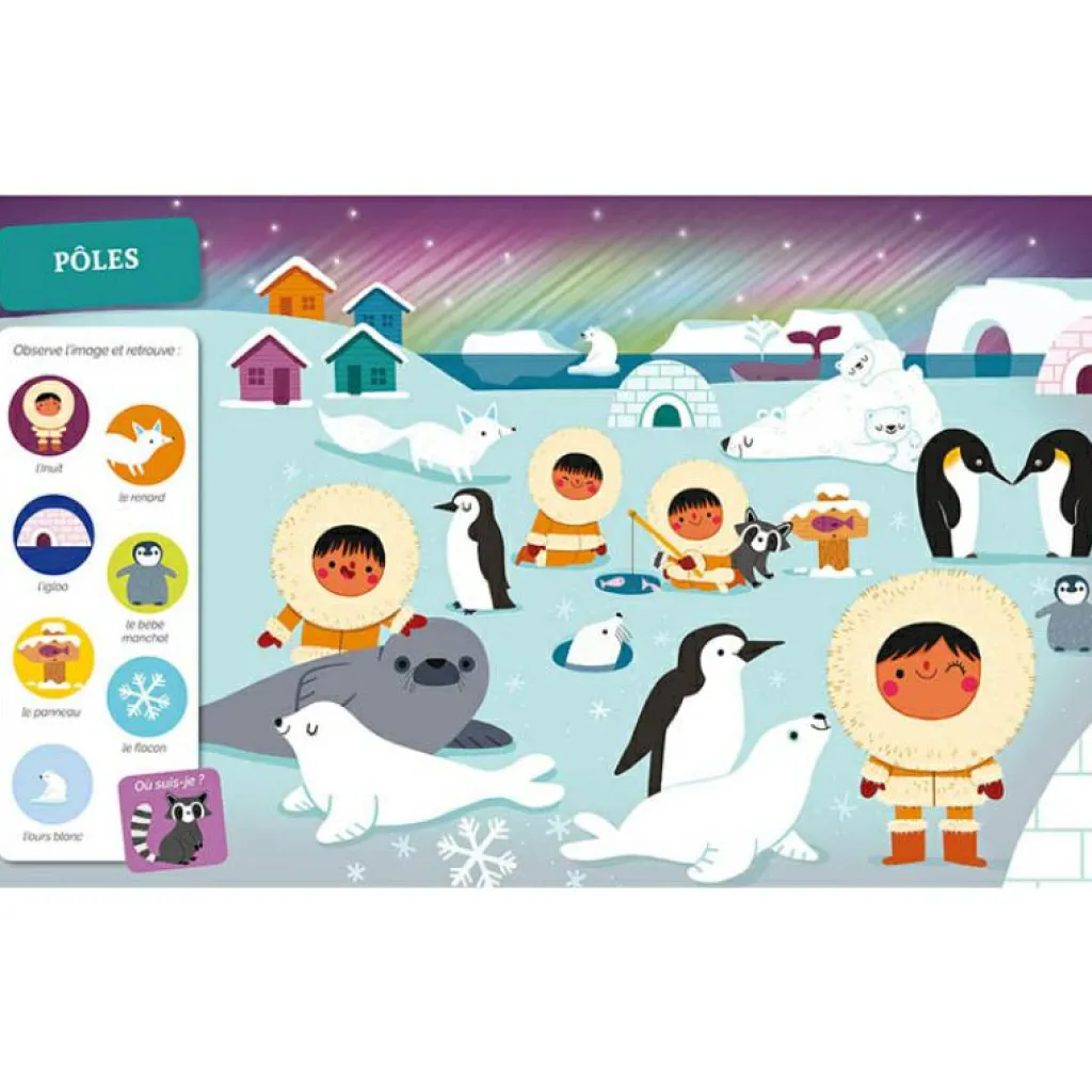 New Livre Cherche et trouve des tout-petits - Autour du monde Livre D'Activités