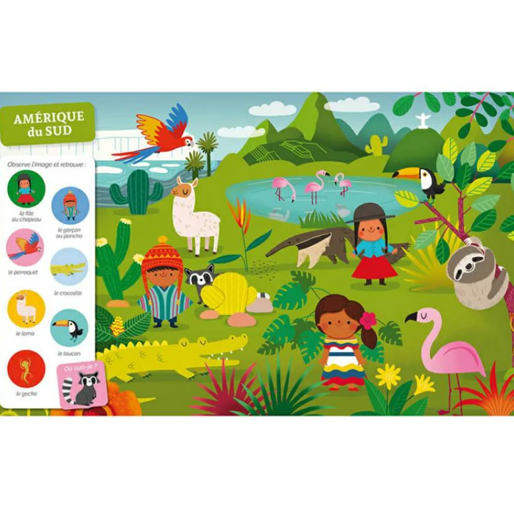 New Livre Cherche et trouve des tout-petits - Autour du monde Livre D'Activités