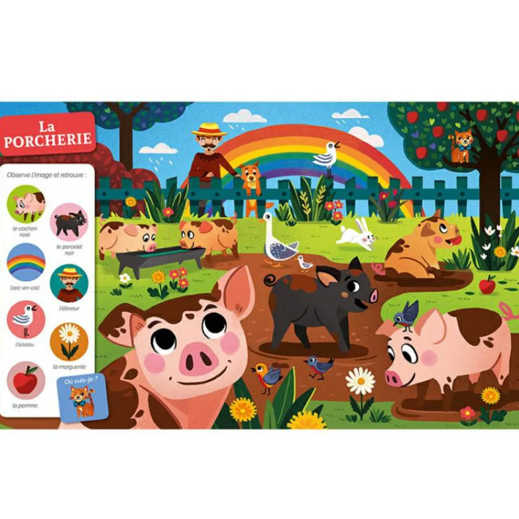 Sale Livre Cherche et trouve des tout-petits - A la ferme Livre D'Activités